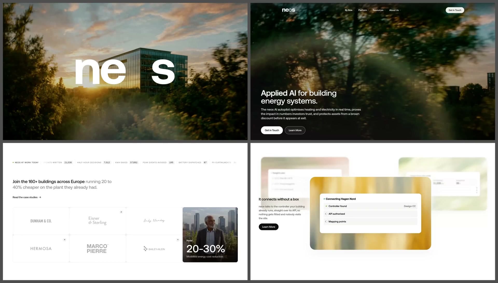 Neos, Website